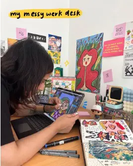 neha doodles drawing art Neha Doodles making digital art