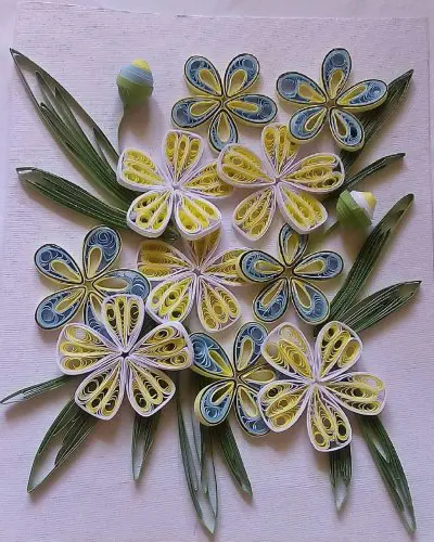 Paper Quilling Flower Art By Apporva Deshpande