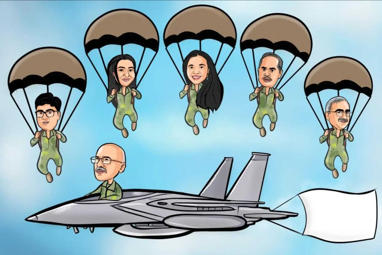 Retirement Corporate Caricature Retirement Corporate Gifts - Caricature