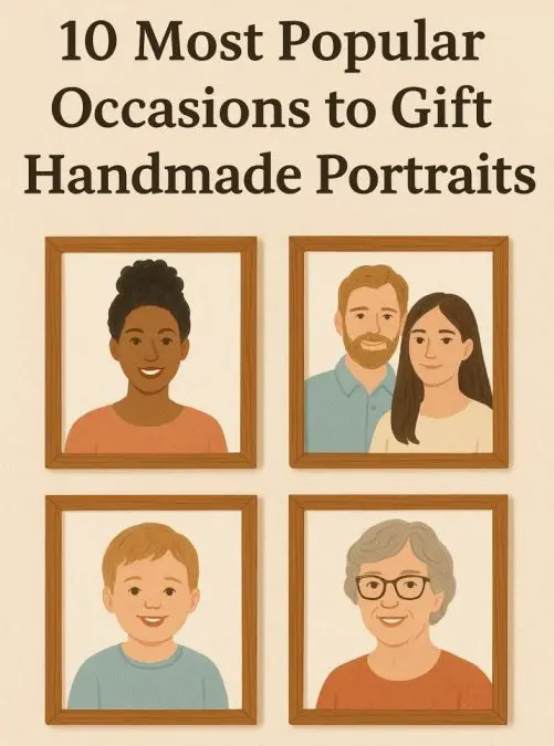 10 Most Popular Occasions to Gift Handmade Portraits
