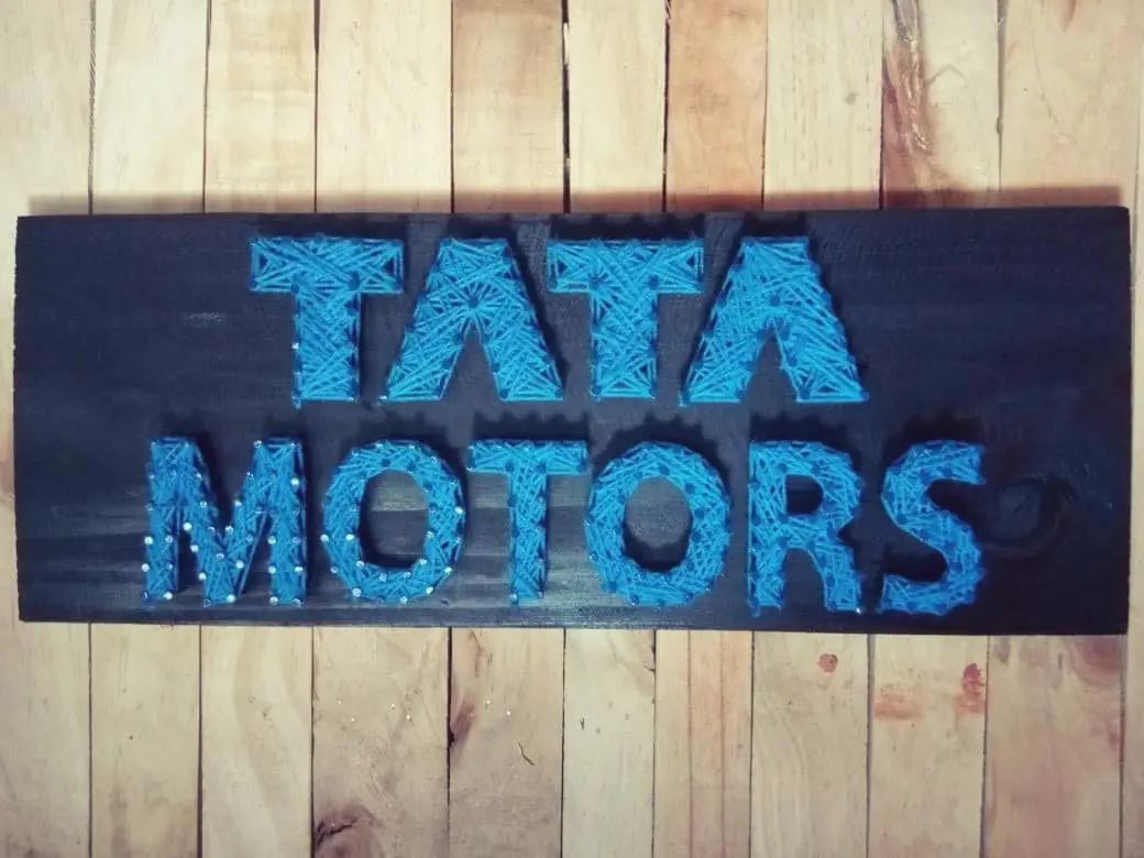Tata-Motors-String-Art- Tata motor string Art