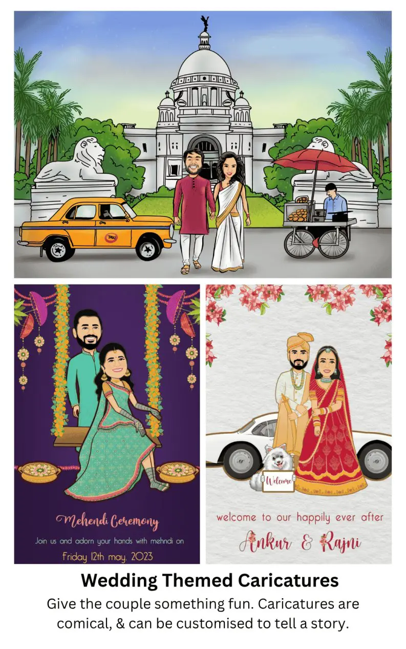 Wedding Caricatures for Wedding Page Wedding Caricatures for Wedding Page