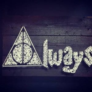 Always Harry Potter String Art