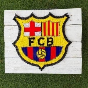 FC Barcelona String Art by Sonal Malhotra