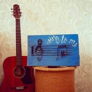 Music Note String Art by Sonal Malhotra