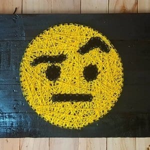 Smiley-String Art by Sonal Malhotra