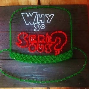 Why So Serious- String Art by Sonal Malhotra