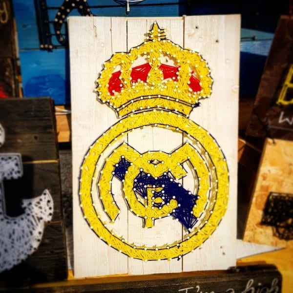 Real Madrid String Art