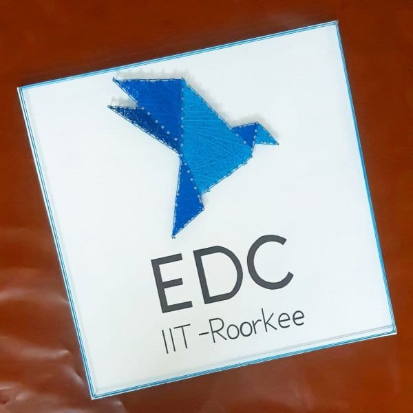 EDC Logo string art - iit roorkee