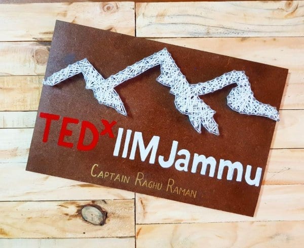 TEDx IIM Jammu String art sonal