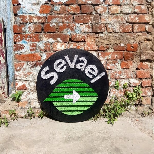 sevael logo string art by sonal malhotra