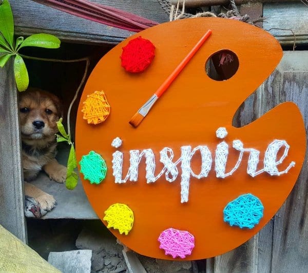 inspire string art stoned santa