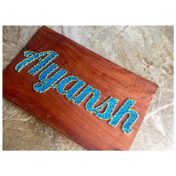 Ayansh Name String Art by Sushmita