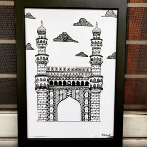 Charminar Mandala Frame