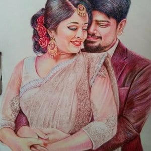 Couple Colour Portrait by Koushik