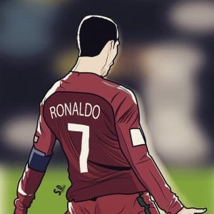 Cristiano Ronaldo Fifa World Cup 18 Caricature