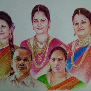Family Marraige Colour Portrait by Koushik