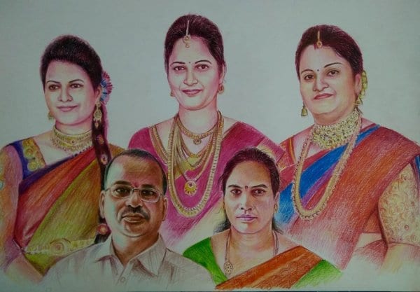 Family Marraige Colour Portrait by Koushik