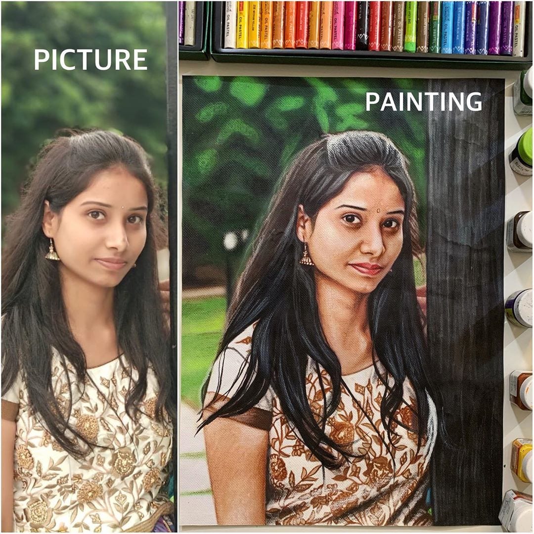 Girl Hyper Realistic Portrait Compare By Ajay Rathod Girl Hyper Realistic Portrait Compare By Ajay Rathod