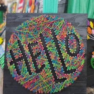 Hello string art