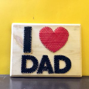 I Love Dad String Art by Sushmita