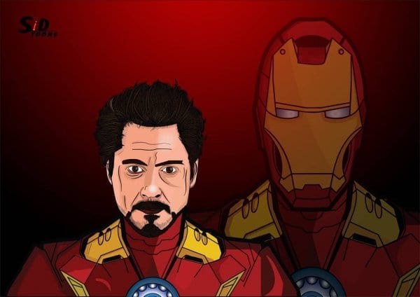 Iron Man Caricature