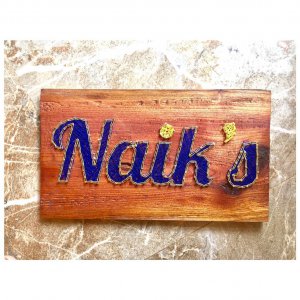 Naik's Nameplate String Art by Sushmita
