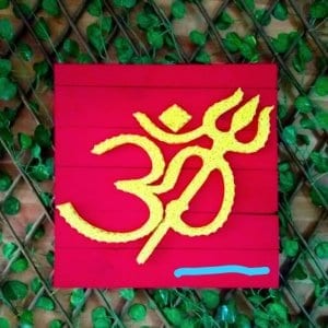 OM string art