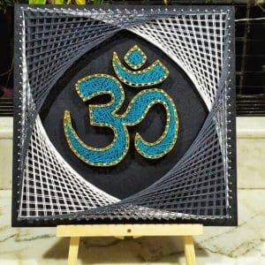 OM string art