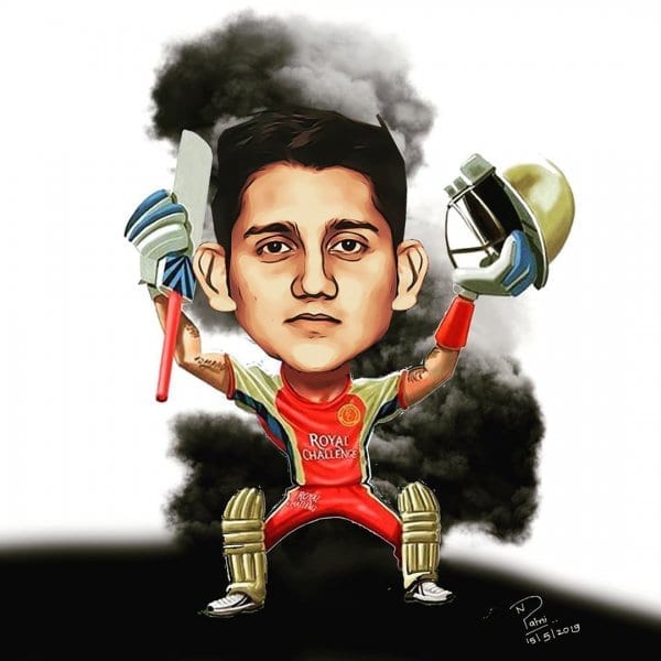 RCB IPL caricature
