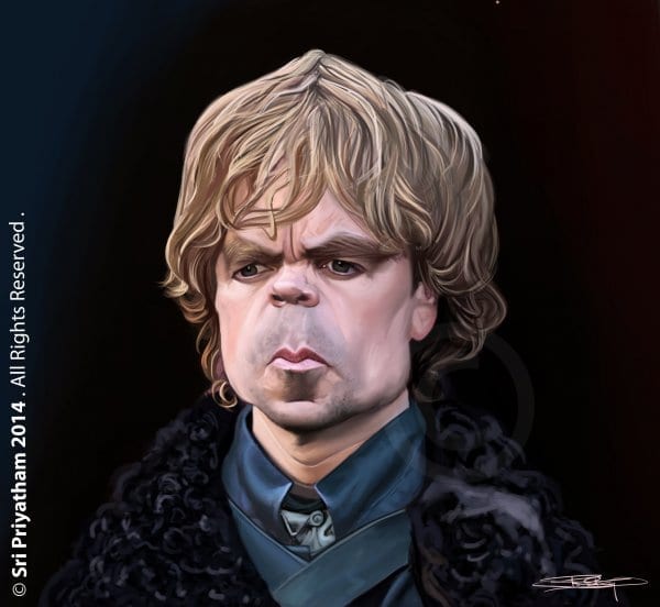 Tyrion Lannister Hyper Realistic Caricature