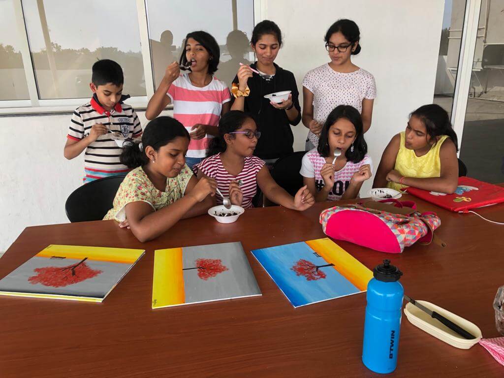 Acrylic Painting Art Workshop by Divya Kallu - Stoned Santa