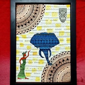 african safari mandala frame