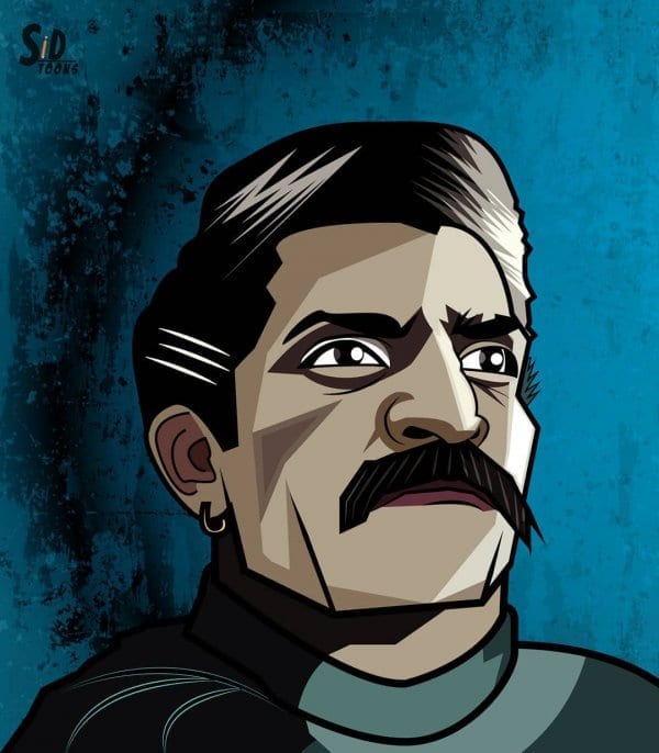 bunty sacred games caricature