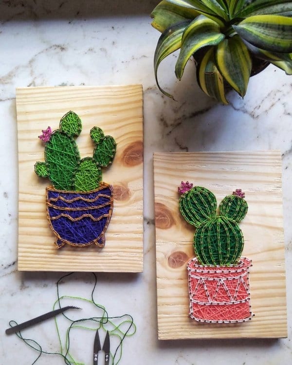 cactus string art