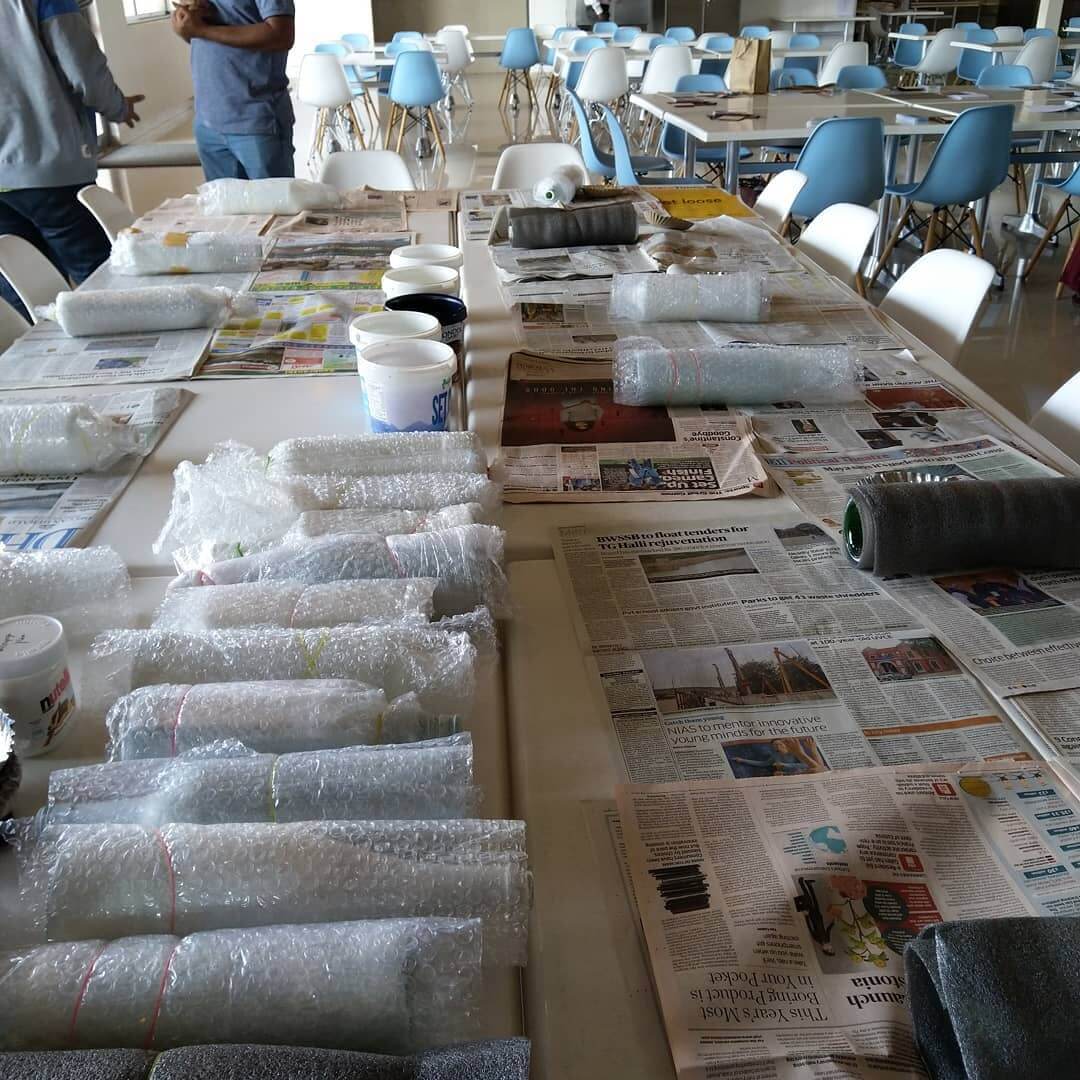 Decoupage Art by Tanvi Sheth Shah Stoned Santa