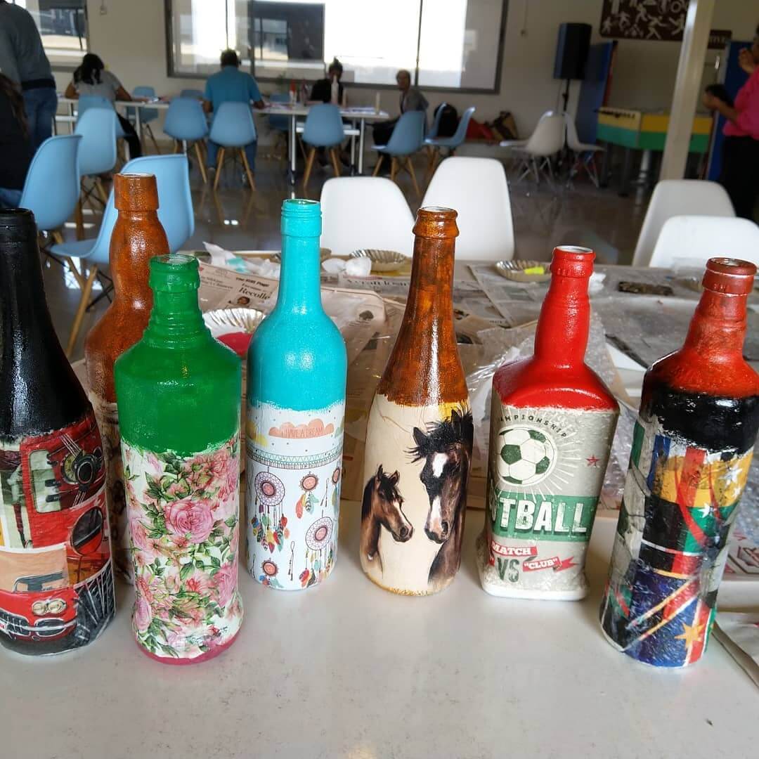 Decoupage Art by Tanvi Sheth Shah Stoned Santa