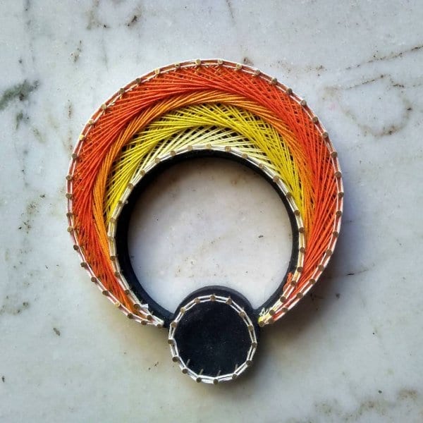 diya holder string art