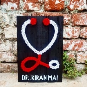 dr kiranmai string art