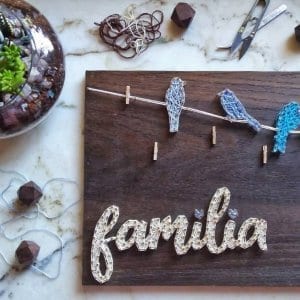 familia string art