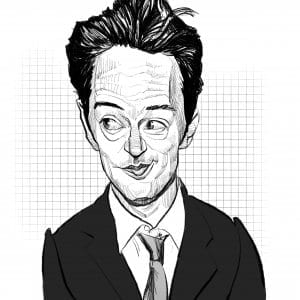 friends chandler caricature