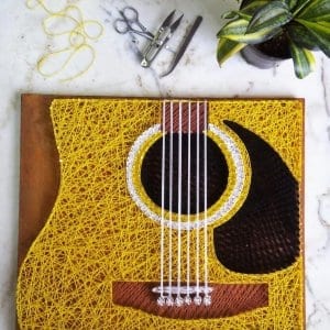 guitar string art