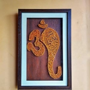 Lord Ganesha string art