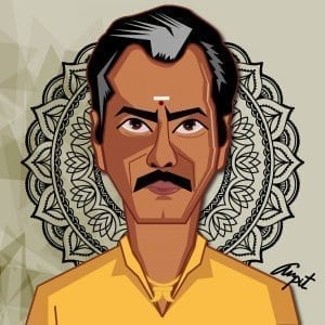 nawazuddin siddiqui sacred games caricature