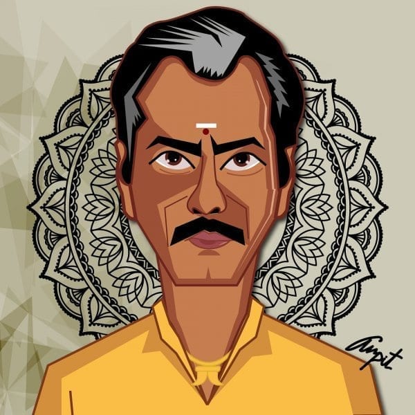 nawazuddin siddiqui sacred games caricature