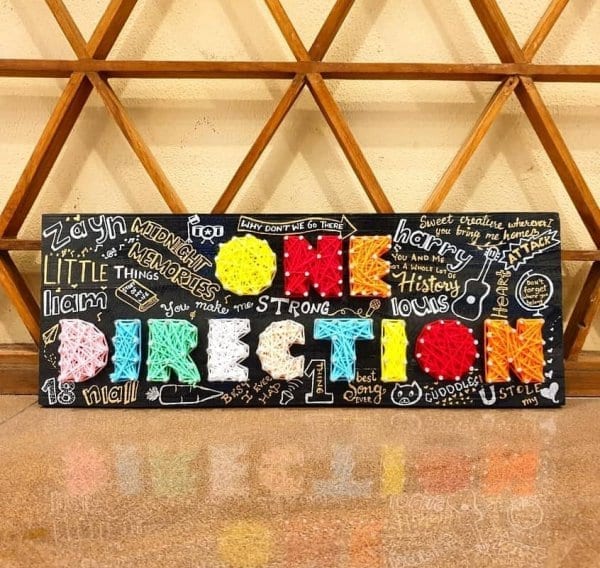 one direction string art by sonal malhotra