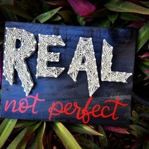 real not perfect string art