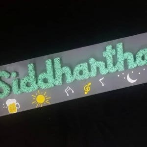 siddhartha nameplate string art