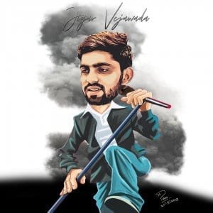 singer caricature