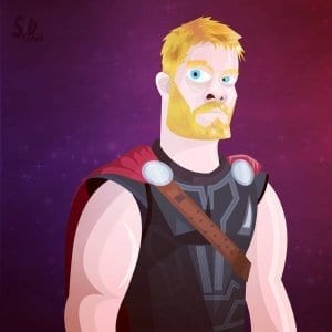 thor caricature